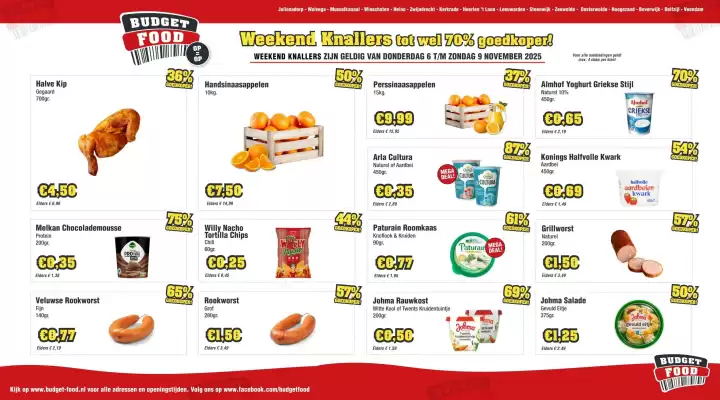 Budget Food folder (geldig t/m 9-11)