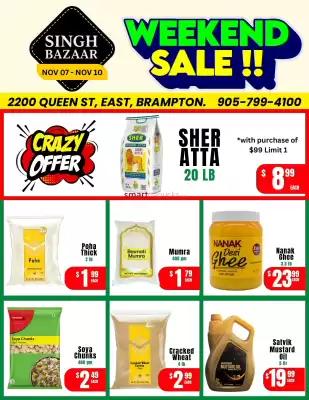 Singh Bazaar flyer (valid until 10-11)