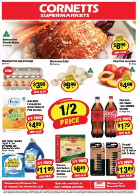 CORNETTS catalogue (valid until 11-11)