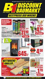 B1 Discount Baumarkt Prospekt woche 45 Seite 1