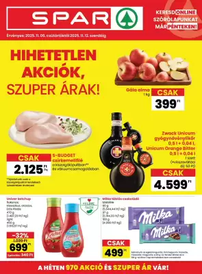 Spar akciós újság (érvényes eddig: 12-11)
