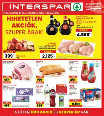 Interspar akciós újság (érvényes eddig: 12-11)
