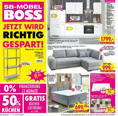 Möbel Boss Prospekt (gültig bis 14-11)