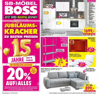 Möbel Boss Prospekt (gültig bis 14-11)