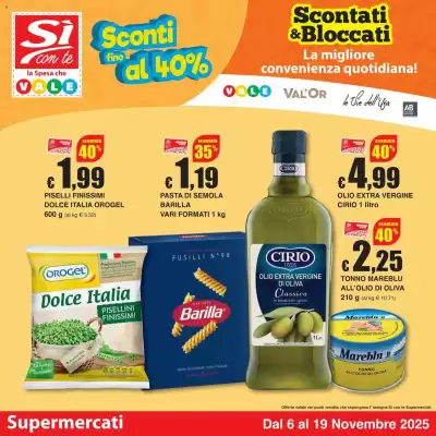 Volantino Sì con te (valido fino al 19-11)