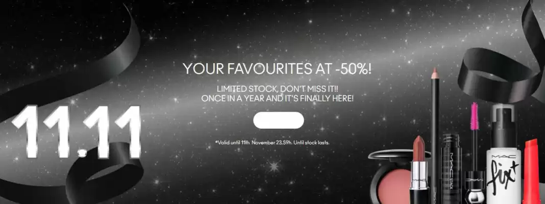 MAC Cosmetics catalogue (valid until 11-11)