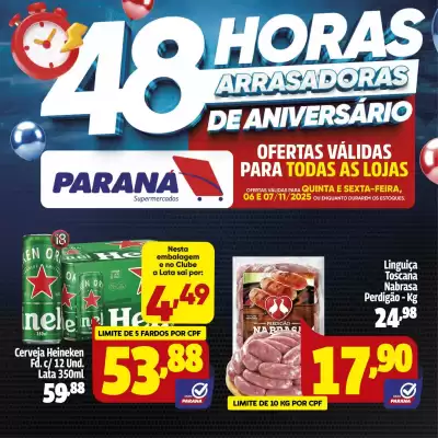 Folheto Supermercado Paraná (válido até 7-11)