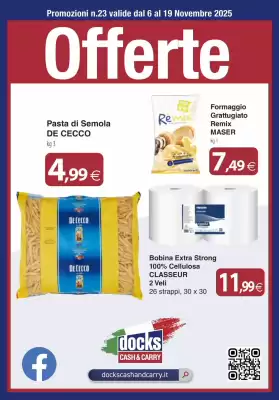 Volantino Docks Cash&Carry (valido fino al 19-11)
