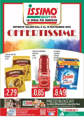 Volantino Issimo supermercado (valido fino al 19-11)