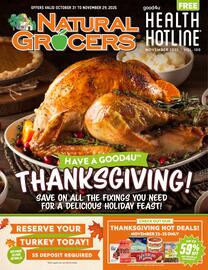 Natural Grocers weekly ad Page 1