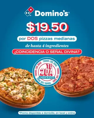 Catálogo Domino's Pizza (válido hasta 16-11)