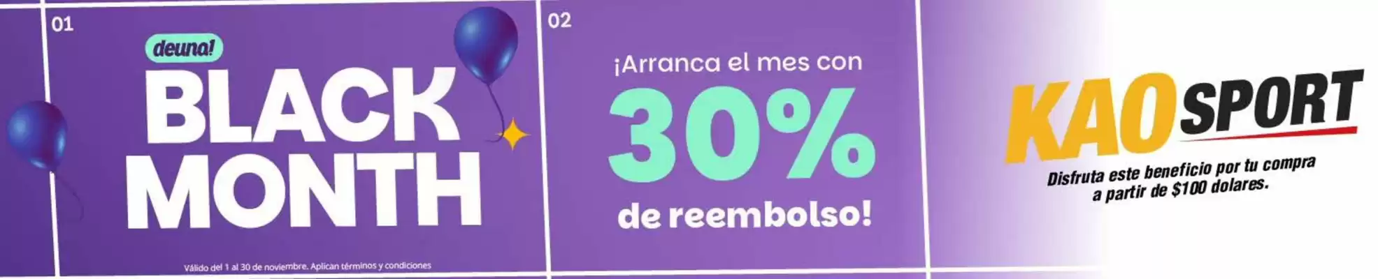 Catálogo Kao Sports Center (válido hasta 30-11)