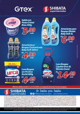 Folheto Shibata Supermercados (válido até 12-11)