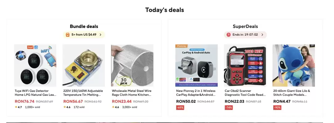 Catalog AliExpress (valid până la 12-11)