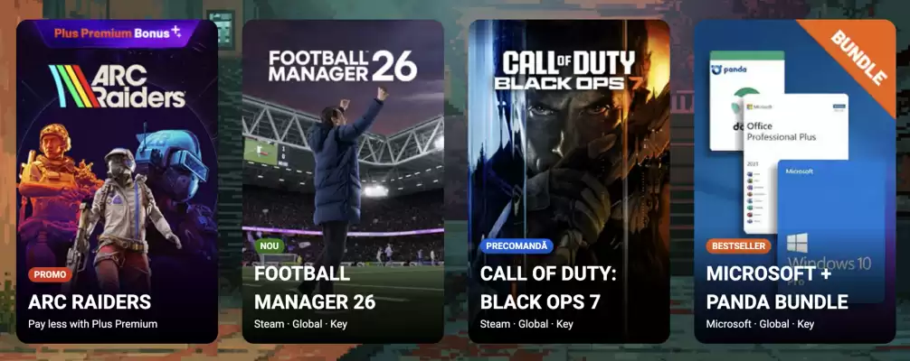 Catalog G2A (valid până la 11-11)