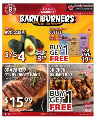 Red Barn Market flyer (valid until 16-11)