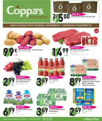 Coppa's Fresh Market flyer (valid until 20-11)