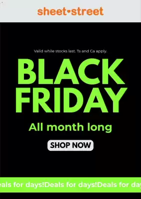 Sheet Street catalogue (valid until 12-11)