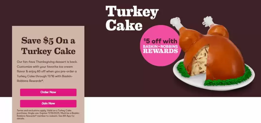 Catálogo Baskin Robbins (válido hasta 16-11)