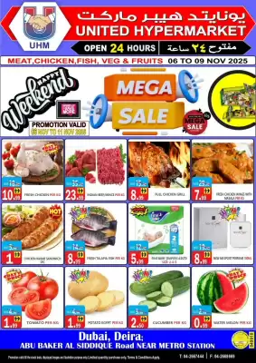 UNITED HYPERMARKET leaflet (valid until 9-11)