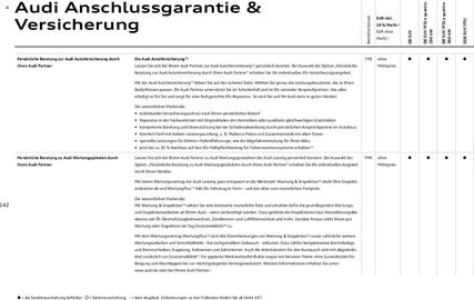 Audi Prospekt Seite 142