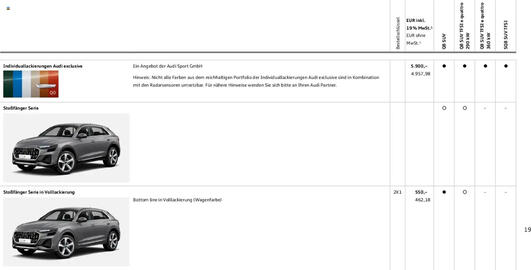 Audi Prospekt Seite 19