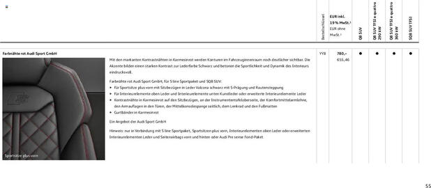 Audi Prospekt Seite 55