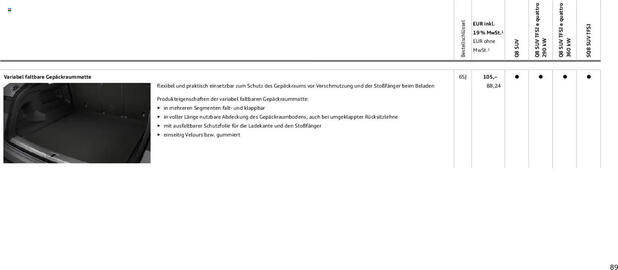 Audi Prospekt Seite 89