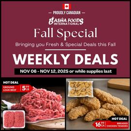 Basha Foods flyer week 45 Page 1