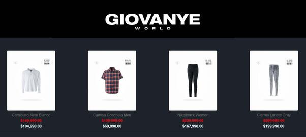 Catálogo GiovanYe Página 1