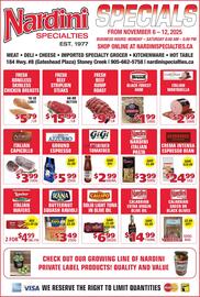Nardini Specialties flyer week 45 Page 1