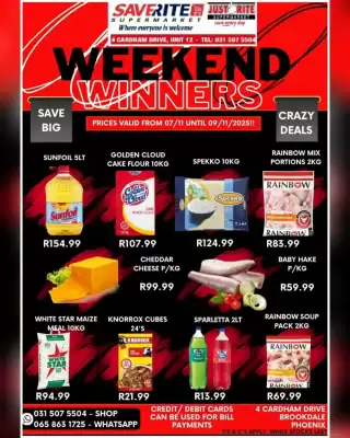 Saverite catalogue (valid until 9-11)