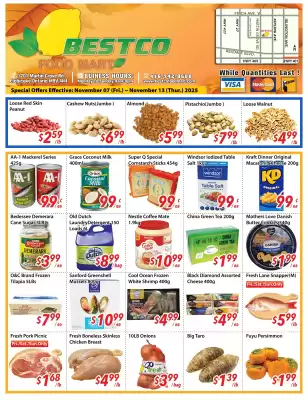 Bestco Food Mart flyer (valid until 13-11)