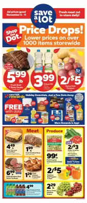 Save a Lot weekly ad (valid until 11-11)