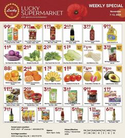 Lucky Supermarket flyer week 45 Page 1