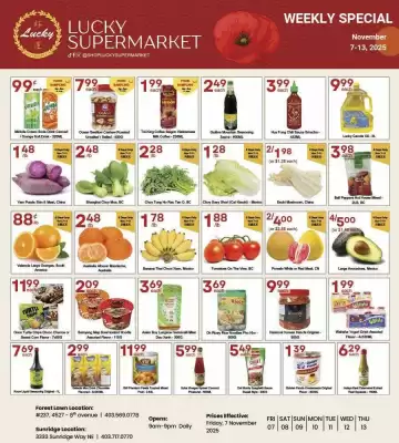 Lucky Supermarket flyer (valid until 14-11)