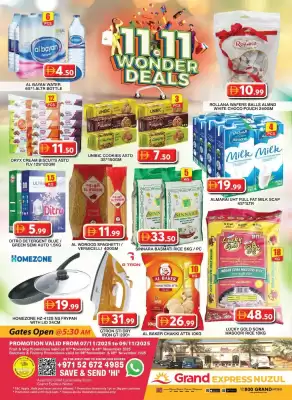 Grand Hyper Market catalogue (valid until 9-11)