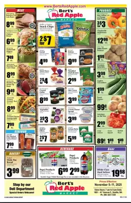 Bert's Red Apple weekly ad (valid until 11-11)