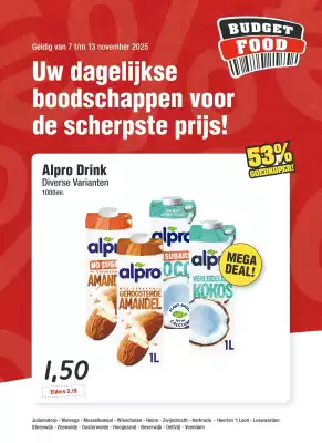 Budget Food folder (geldig t/m 13-11)