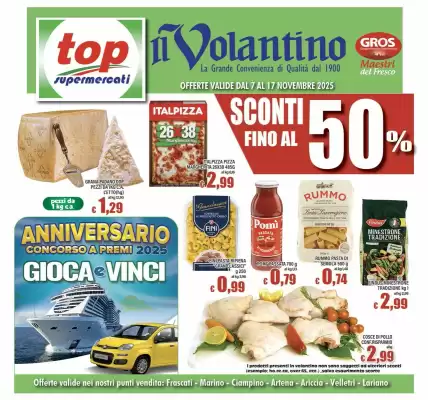 Volantino Top Supermercati (valido fino al 17-11)