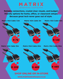 Matrix Warehouse catalogue Page 1