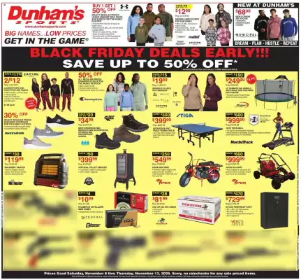 Dunham's Sports weekly ad (valid until 13-11)