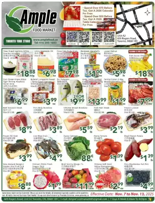 Ample Food Market flyer (valid until 13-11)