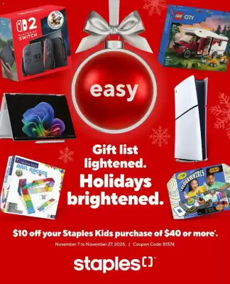 Staples flyer (valid until 27-11)