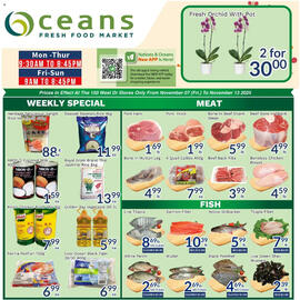 Oceans Fresh Food Market flyer week 45 Page 1