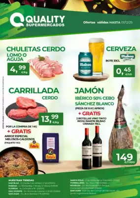 Folleto Quality Supermercados (válido hasta el 1-12)
