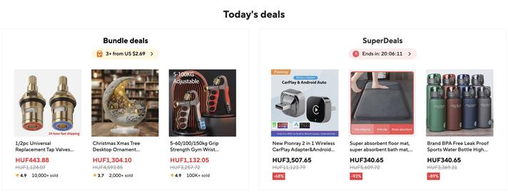 AliExpress akciós újság Oldal 1