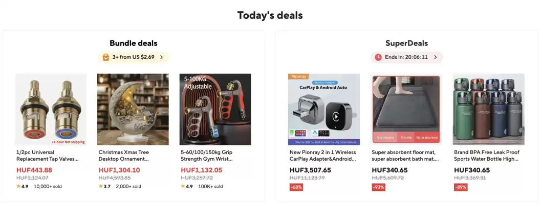 AliExpress akciós újság (érvényes eddig: 17-11)