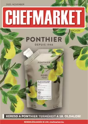 Chef Market akciós újság (érvényes eddig: 30-11)