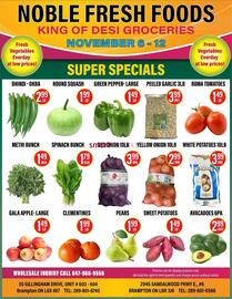 Noble Fresh Foods flyer week 45 Page 1